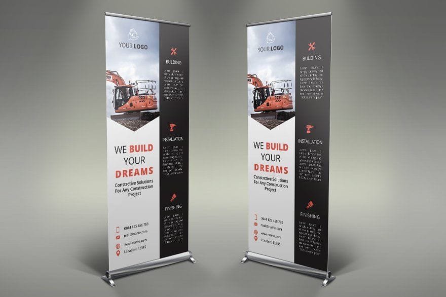 Roll Up Banner Stand