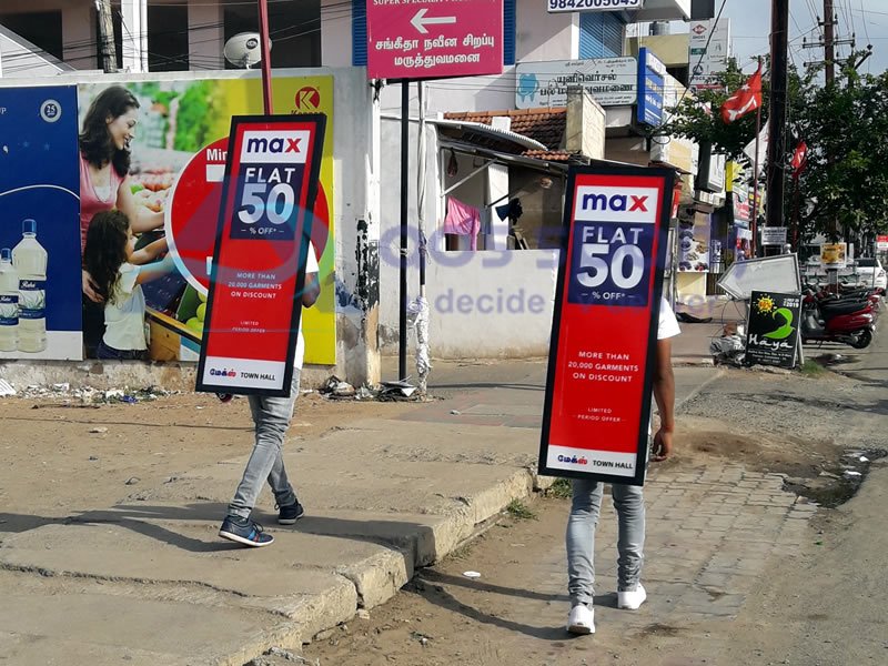 "Look Walker Advertising by ACME Advertising Co. - Engaging, high-visibility mobile ads for maximum brand exposure in high-footfall areas. Ideal for promotions, events, and retail campaigns."