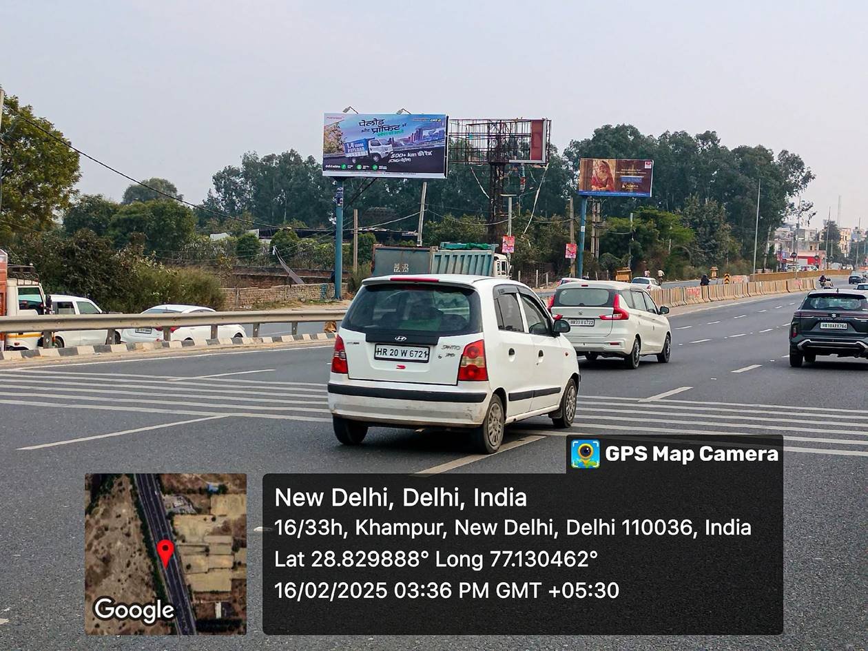 GT Karnal Road towards Outer Ring Road - Delhi