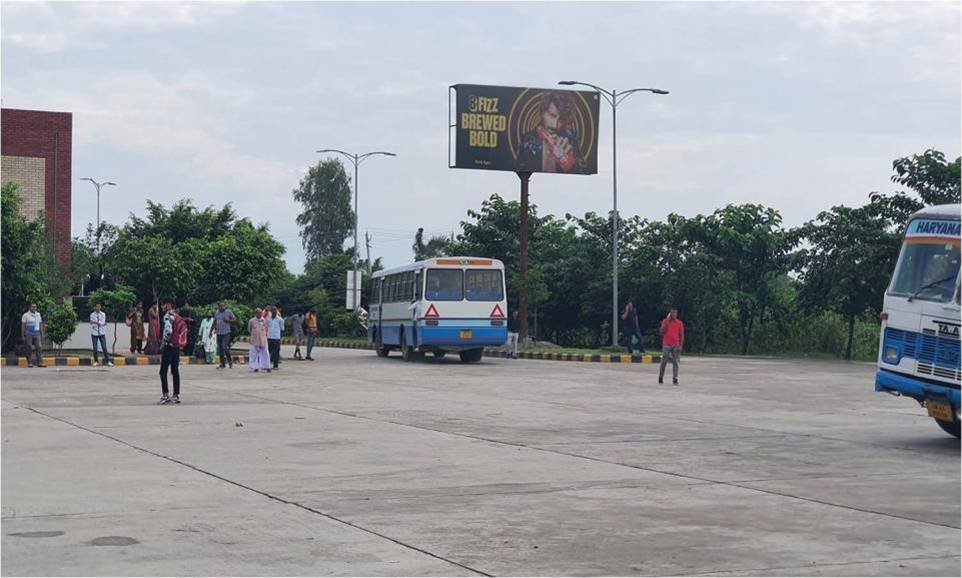 New Bus Stand- Exit towards Indri - Haryana