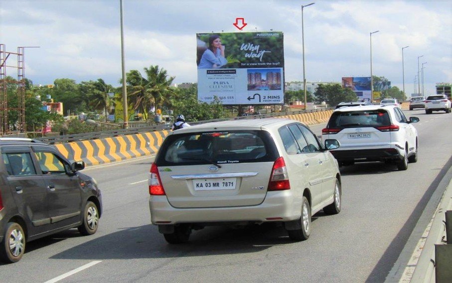 Hoarding Advertising in Airport Rd After Decathlon - Bangalore