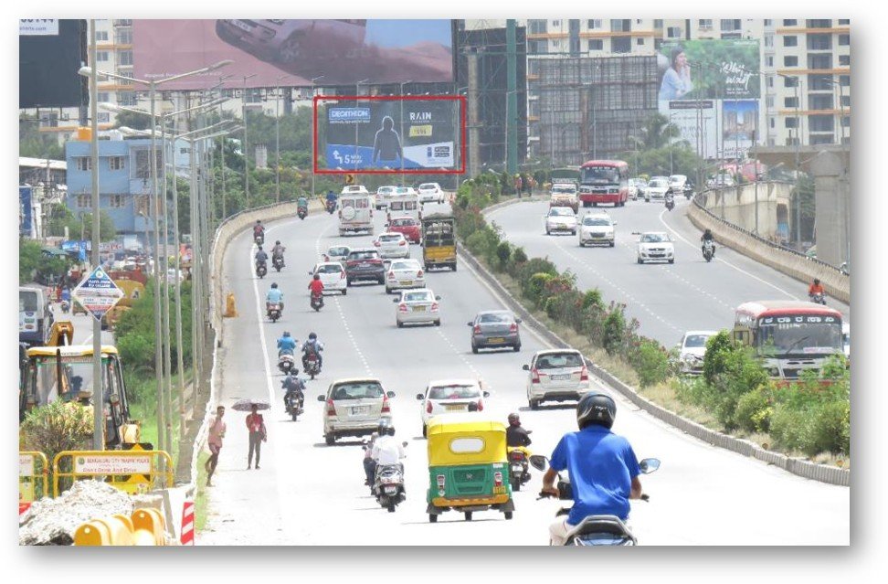 Intl Airport Rd Hunsemaranahalli opp CCD towards airport - Bangalore