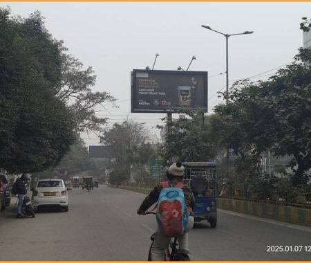 Hoarding advertising companies in Ghaziabad specialize in placing large-format hoardings in high-visibility areas like Indirapuram, Raj Nagar, Vaishali, and NH-24.