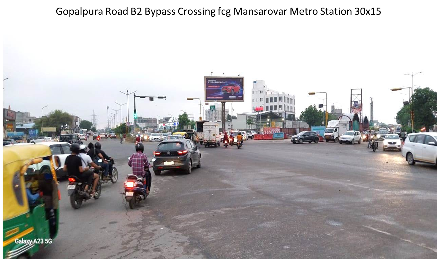 Gopalpura Road B2 Bypass Crossing fcg Mansarovar Metro Station - Rajasthan