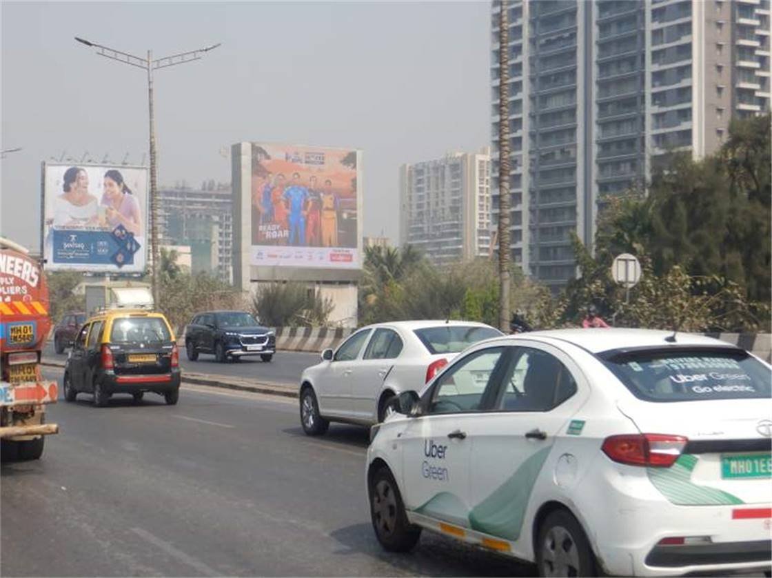 Billboard Advertising at Bandra Thackeray Flyover towards Airport - Mumbai