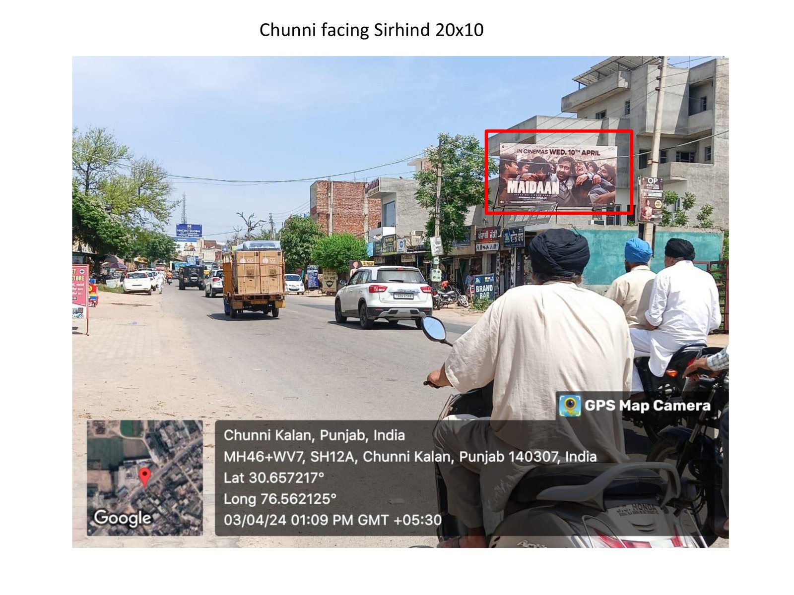 Chunni facing Sirhind - Punjab