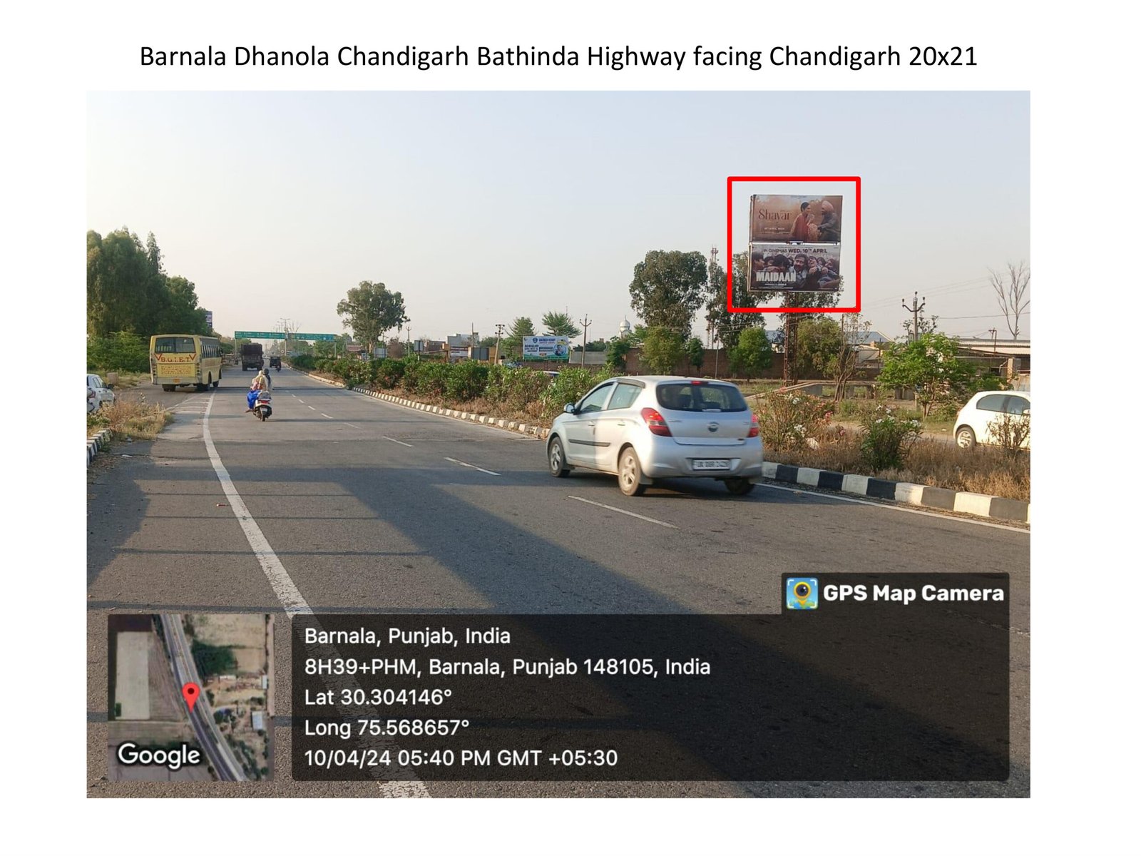 Barnala Dhanola Chandigarh Bathinda Highway facing Chandigarh - Punjab