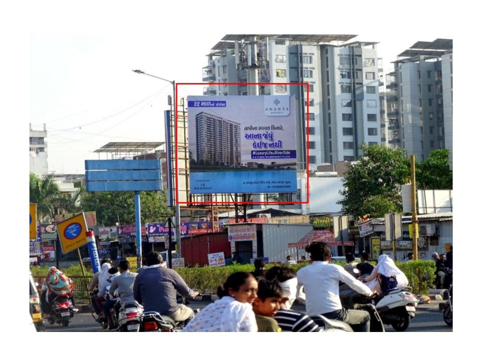 Mota Varachha VIP Circle Towards Kapodara Bridge - Gujarat