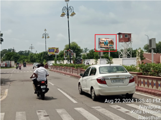 Hoarding Advertising in Aakashwani Road, Rajasthan - Rajasthan