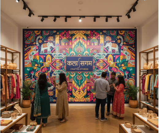 digital wall painting