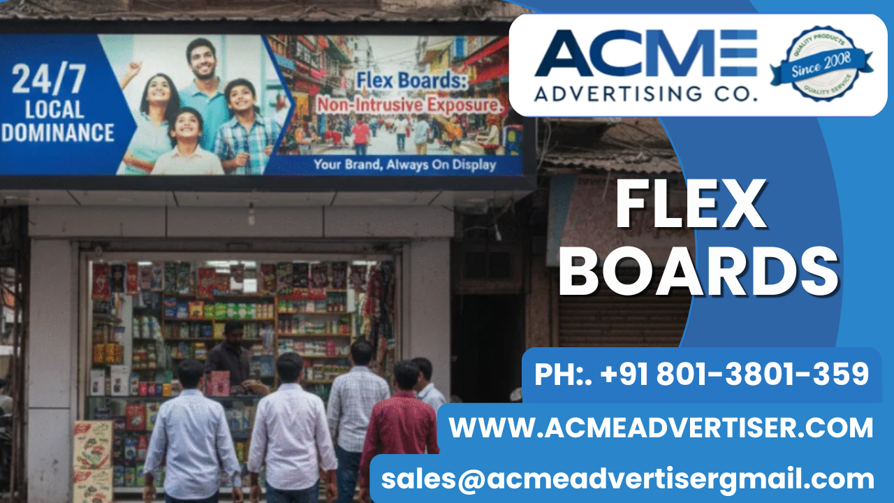 flex board advertising stands out as a dynamic