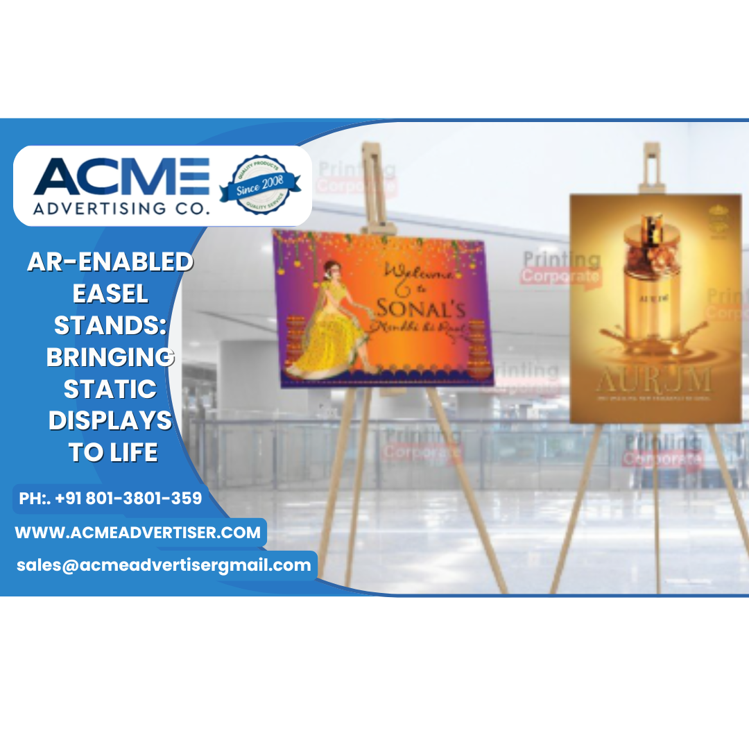 AR-Enabled Easel Stand: Bringing Static Displays to Life