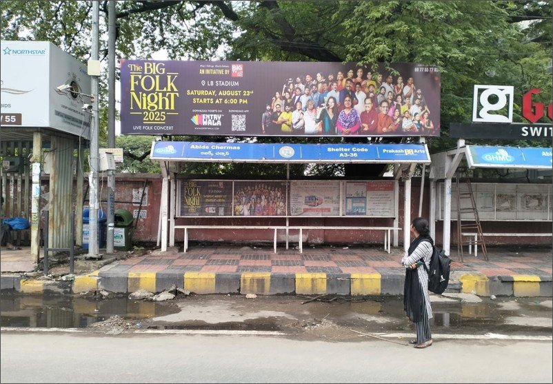Hoarding Advertising in ABIDS CHERMAS, Hyderabad - Hyderabad