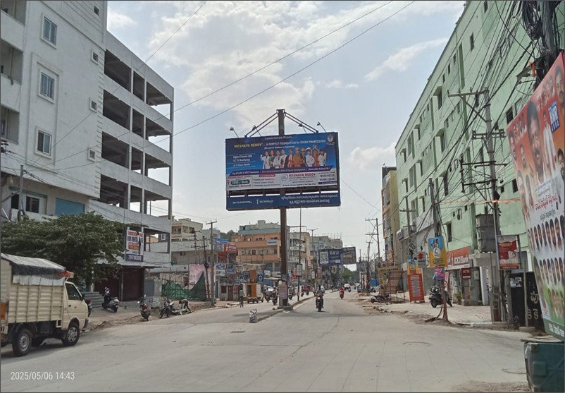 Hoarding Advertising in Vijetha Super Market Hyderabad - Hyderabad
