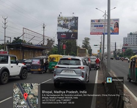 Hoarding Advertising nr VRINDAVAN GARDEN Bhopal – Kali Mandir Area - Bhopal