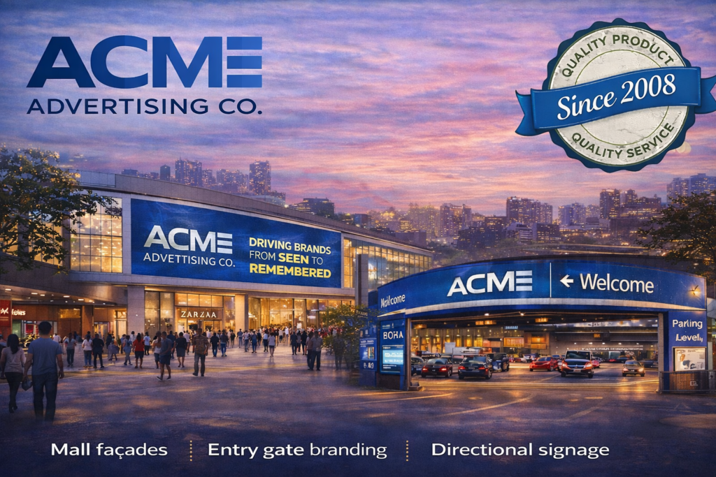 Retail Outdoor Advertising in India | ACME Advertising Co.