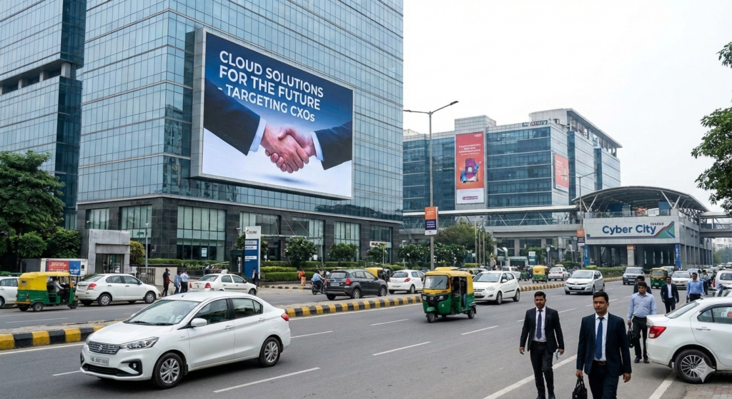 corporate area hoarding booking