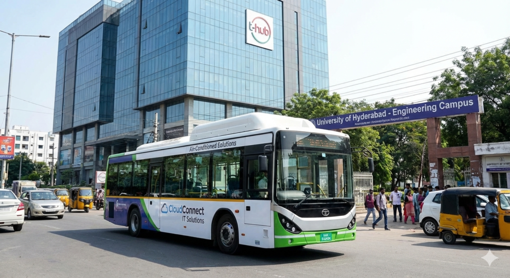 Electric Bus Media in Hyderabad
Direction: Leverage electric bus media for cost-effective, high-frequency urban brand exposure.