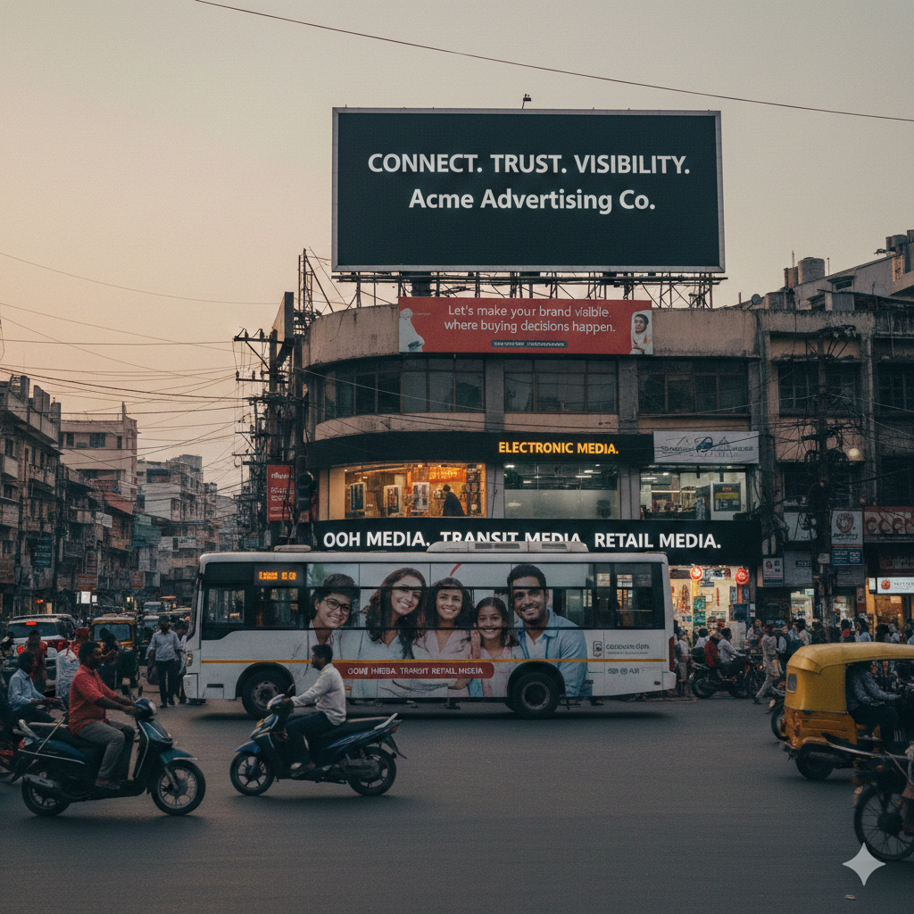 With Acme Advertising Co., brands don’t just advertise.
They occupy mental real estate.