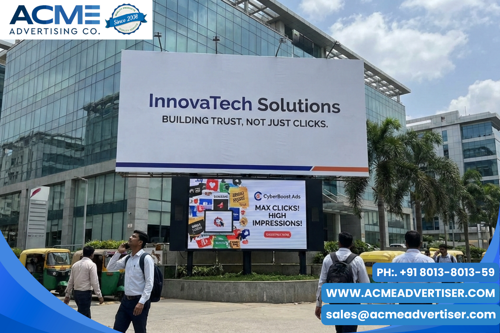 it park branding rates with Acme Advertising Co