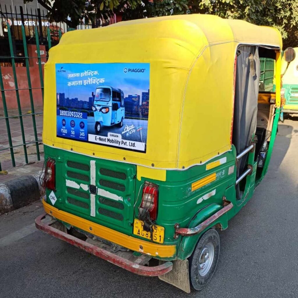 auto rickshaw advertising services